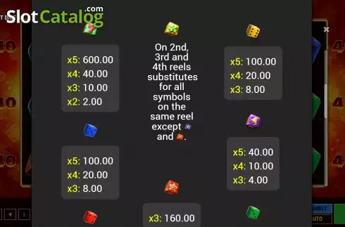 Скрин7. Very Hot Dice 40 слот