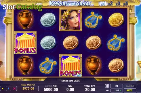 Скрин2. Power of the Great слот