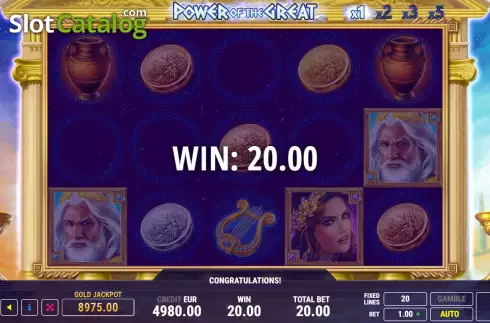 Скрин4. Power of the Great слот