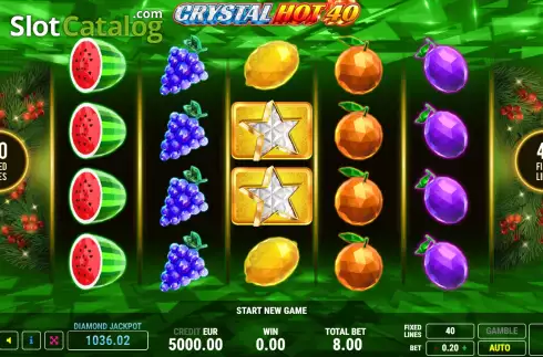 Скрин2. Crystal Hot 40 Christmas слот