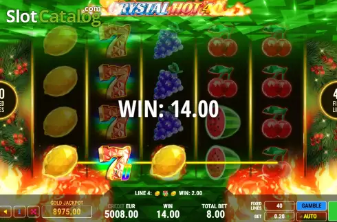 Скрин3. Crystal Hot 40 Christmas слот