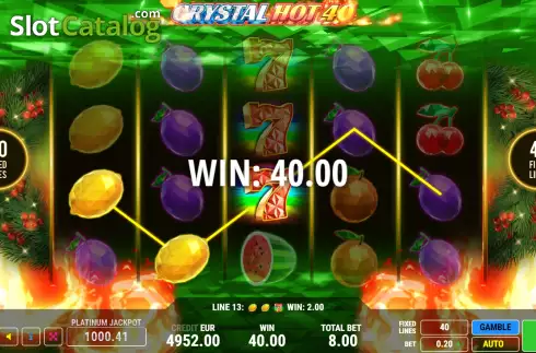 Скрин4. Crystal Hot 40 Christmas слот