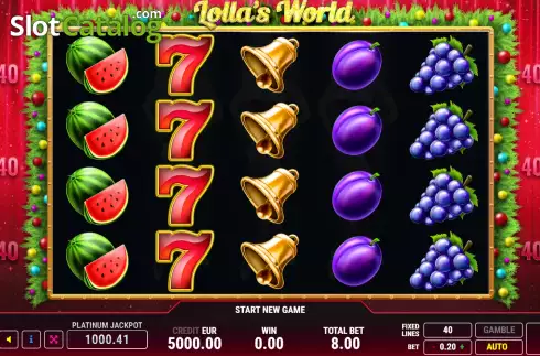 Скрин2. Lollas World Christmas слот