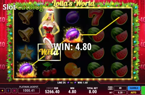 Скрин3. Lollas World Christmas слот