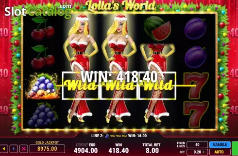 Скрин4. Lollas World Christmas слот