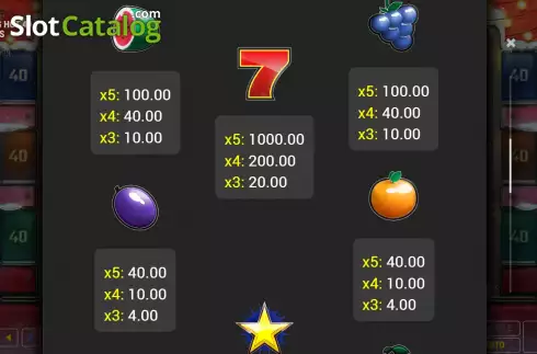 Скрин7. Twinkling Hot 40 Christmas слот