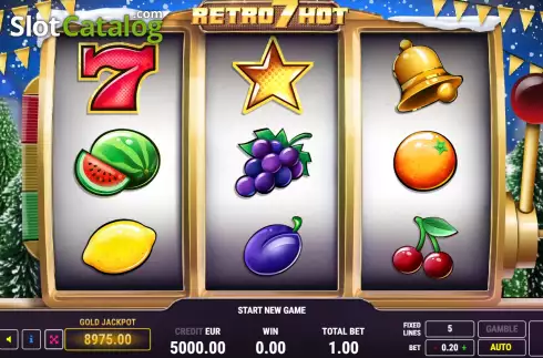 Скрин2. Retro 7 Hot Christmas слот