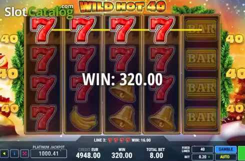 Скрин4. Wild Hot 40 Christmas слот