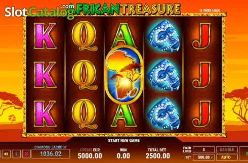 Скрин2. African Treasure слот