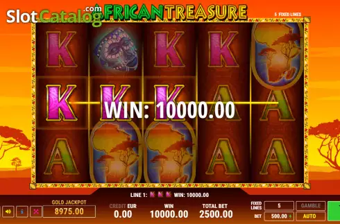 Скрин3. African Treasure слот