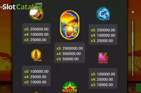 Скрин6. African Treasure слот