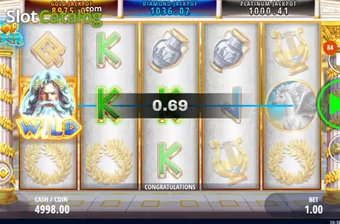 Скрин3. King of Thunder слот
