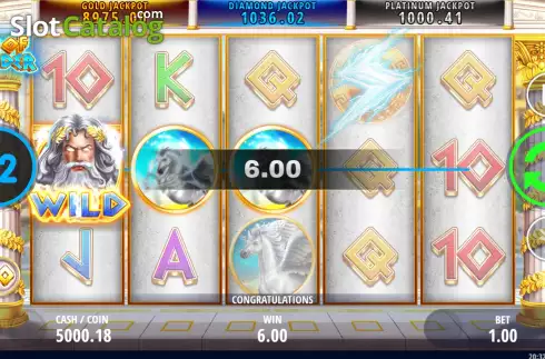 Скрин4. King of Thunder слот