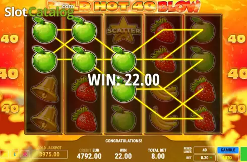 Скрин4. Wild Hot 40 Blow слот