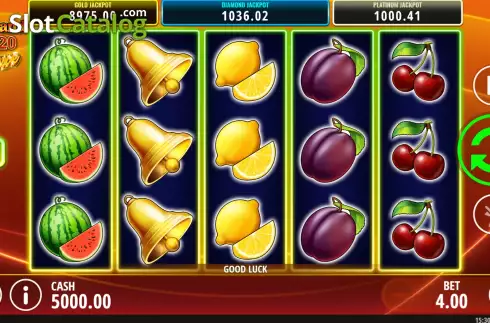 Скрин2. Fruits and Stars 20 Deluxe слот