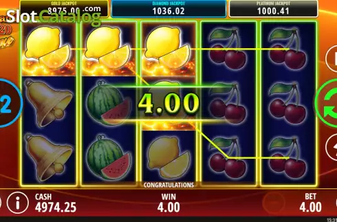 Скрин3. Fruits and Stars 20 Deluxe слот