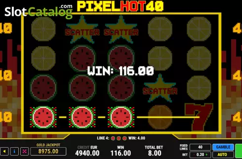 Скрин4. Pixel Hot 40 слот