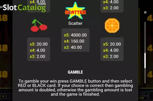Скрин8. Pixel Hot 40 слот