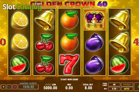 Скрин2. Golden Crown 40 слот