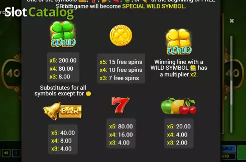 Скрин8. Wild Lucky Clover 2 слот