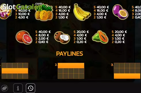 Скрин7. Bikini Fruits слот