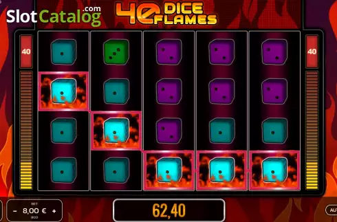 Скрин5. 40 Dice Flames слот