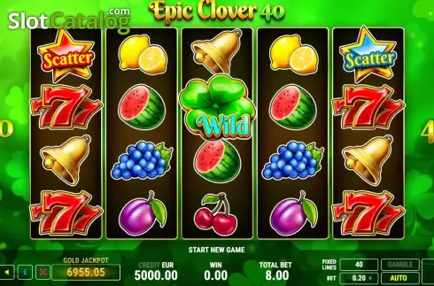 Скрин2. Epic Clover 40 слот