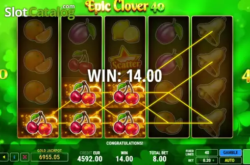 Скрин4. Epic Clover 40 слот