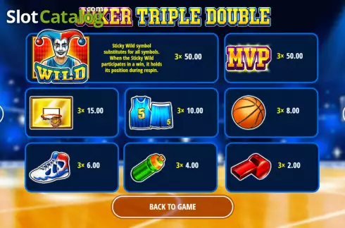 Скрин6. Joker Triple Double слот