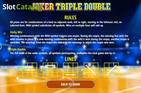 Скрин8. Joker Triple Double слот