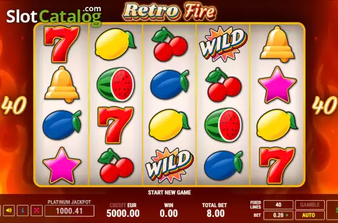 Скрин2. Retro Fire слот