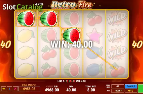 Скрин3. Retro Fire слот