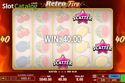 Скрин4. Retro Fire слот