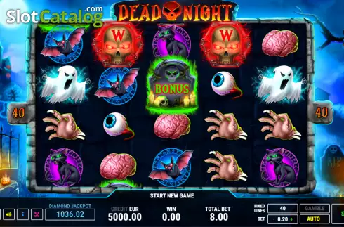 Скрин2. Dead Night слот