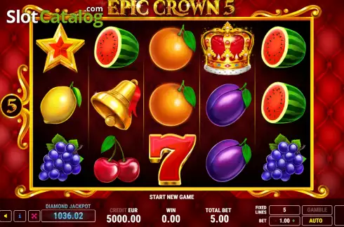 Скрин2. Epic Crown 5 слот