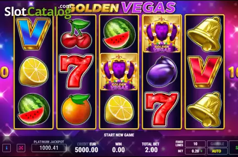 Скрин2. Golden Vegas (Fazi) слот
