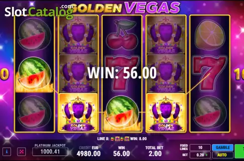 Скрин3. Golden Vegas (Fazi) слот
