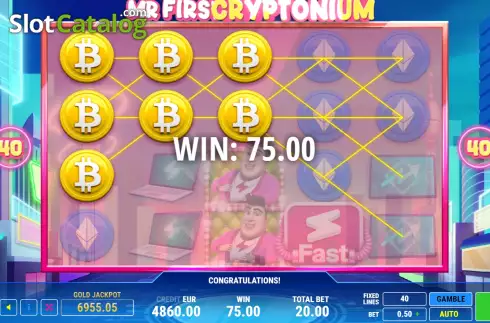 Скрин3. Mr First Cryptonium слот