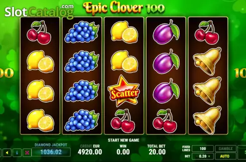 Скрин2. Epic Clover 100 слот