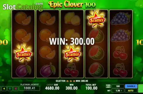 Скрин3. Epic Clover 100 слот