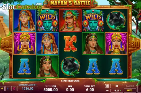 Скрин2. Mayan's Battle слот