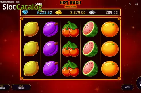 Скрин2. Hot Rush Stars Deluxe слот