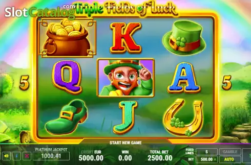 Скрин2. Triple Fields of Luck слот