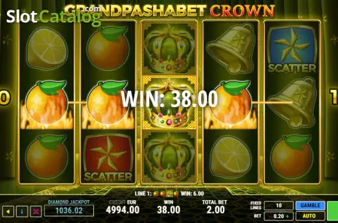 Скрин3. Grandpashabet Crown слот