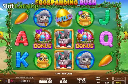 Скрин2. Eggspanding Rush слот