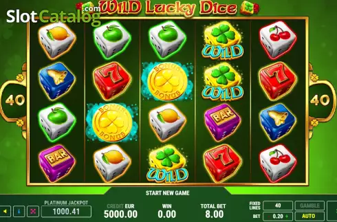 Скрин2. Wild Lucky Dice слот