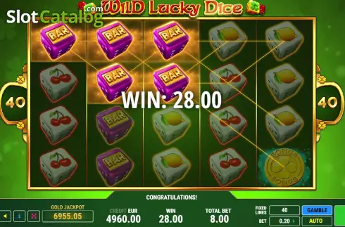 Скрин3. Wild Lucky Dice слот