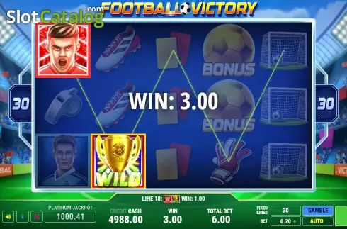 Скрин3. Football Victory слот