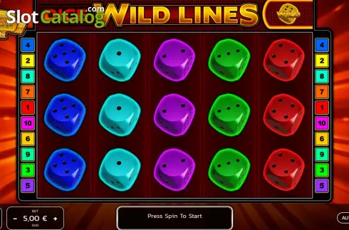 Скрин2. Dice Wild Lines слот