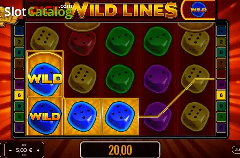 Скрин3. Dice Wild Lines слот